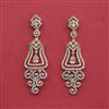 Cubic Zirconia Classic Earring With 2 Tone Plating