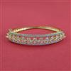 Cubic Zirconia Openable Kada With 2 Tone Plating