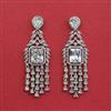 Cubic Zirconia Classic Earring With Rhodium Plating