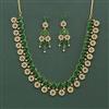 Cz Classic Necklace Set With Gold Plating