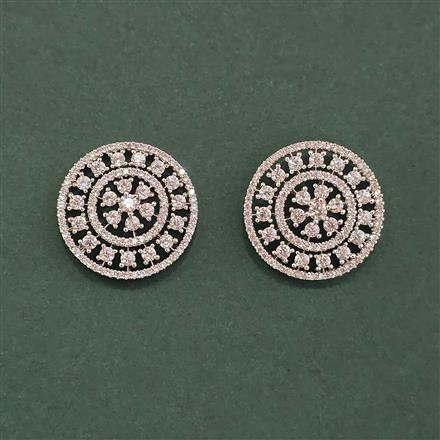 Cz Tops With Mehndi 2 Tone Rhodium Plating