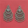 Cubic Zirconia Classic Earring With Mehndi Plating