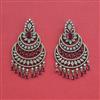 Cubic Zirconia Classic Earring With Mehndi Plating