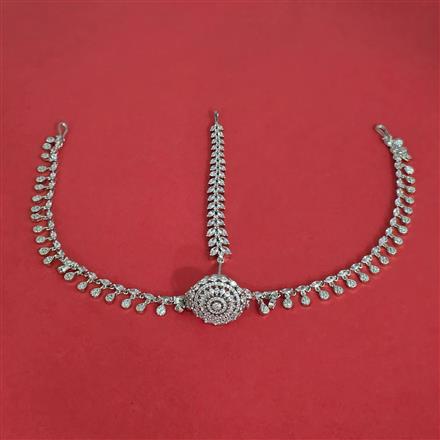 Cubic Zirconia Classic Damini With Rhodium Plating