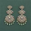 Cz Classic Earring With Mehndi Plating