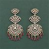 Cz Classic Earring With Mehndi Plating