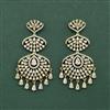 Cz Classic Earring With Mehndi Plating