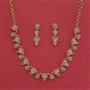 Cz Classic Necklace With 2 Tone Plating