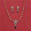 Cz Classic Necklace With 2 Tone Plating