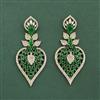 Cz Classic Earring With Mehndi Plating