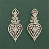 Cz Classic Earring With Mehndi Plating
