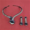 Cz Classic Necklace With Black Rose Plating