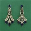 Cubic Zirconia Classic Earring With Mehndi Plating