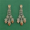 Cubic Zirconia Classic Earring With Mehndi Plating