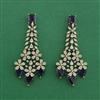 Cubic Zirconia Classic Earring With Mehndi Plating