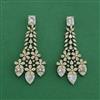 Cubic Zirconia Classic Earring With Mehndi Plating