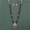 Cz Classic Pendant Set With 2 Tone Plating