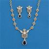Cz Classic Necklace With 2 Tone Plating