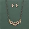 Cz Classic Mangalsutra With 2 Tone Plating