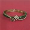 Cz Openable Kada With Mehndi Plating