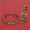 Cz Classic Bangles With Mehndi Plating