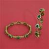 Cz Classic Bangles With Mehndi Plating