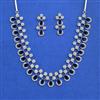 Cubic Zirconia Classic Necklace With Rhodium Plating