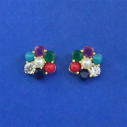 Cubic Zirconia Tops With Gold Plating