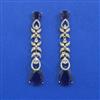 Cubic Zirconia Classic Earring With Mehndi Plating