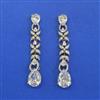Cubic Zirconia Classic Earring With Mehndi Plating