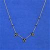 Cubic Zirconia Classic Mangalsutra With Gold Plating