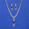 Cubic Zirconia Classic Necklace With 2 Tone Plating