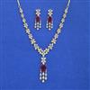 Cubic Zirconia Classic Necklace With 2 Tone Plating