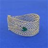 Cubic Zirconia Openable Kada With 2 Tone Plating