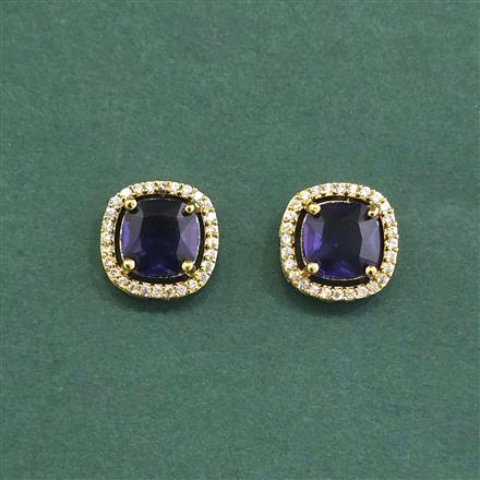 Cubic Zirconia Tops With Mehndi Plating