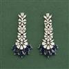 Cubic Zirconia Classic Earring With Rhodium Plating