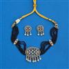 Cubic Zirconia Classic Necklace Set With Mehndi Plating