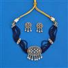 Cubic Zirconia Classic Necklace Set With Mehndi Plating