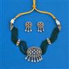 Cubic Zirconia Classic Necklace Set With Mehndi Plating