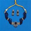 Cubic Zirconia Classic Necklace Set With Mehndi Plating