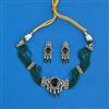 Cubic Zirconia Classic Necklace Set With Mehndi Plating