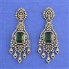 Cz Classic Earring With Mehndi Plating