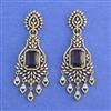 Cz Classic Earring With Mehndi Plating