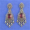 Cz Classic Earring With Mehndi Plating