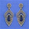Cz Classic Earring With Mehndi Plating