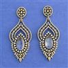 Cz Classic Earring With Mehndi Plating
