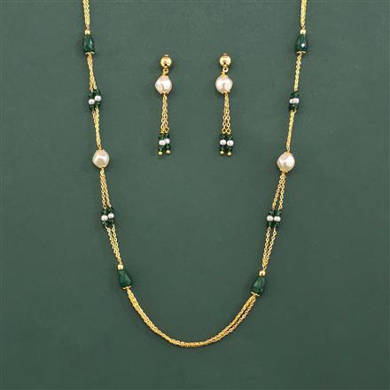 Cubic Zirconia Classic Mala Necklace With Gold Plating