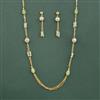 Cubic Zirconia Classic Mala Necklace With Gold Plating