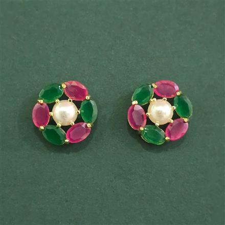 Cubic Zirconia Tops With Gold Plating