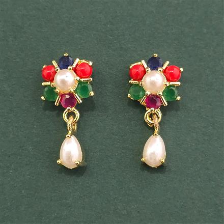 Cubic Zirconia Tops With Gold Plating